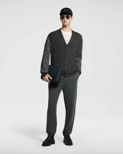 Monogram Mix Cashmere Cardigan in New's For Men New Formal collections by Louis Vuitton