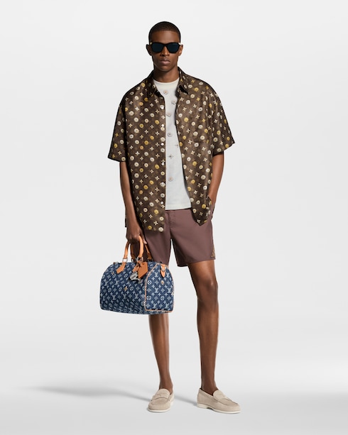 Monogram Printed Short-Sleeved Silk Shirt in Men's Ready-to-Wear Shirts collections by Louis Vuitton