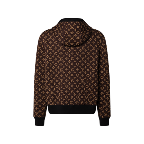 Monogram Reversible Double Face Knitted Hooded Blouson other view
