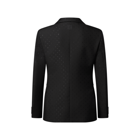 Monogram Satin Single-Breasted Pont Neuf Jacket in Men's New In Men } collections by Louis Vuitton (Product zoom)