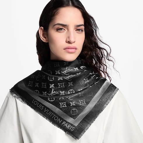 Monogram Shine Shawl S00 in Women's Accessories Shawls collections by Louis Vuitton (Product zoom)
