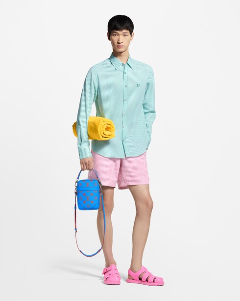 Monogram Striped Casual Shorts in Men's Ready-to-Wear All Ready-to-Wear collections by Louis Vuitton