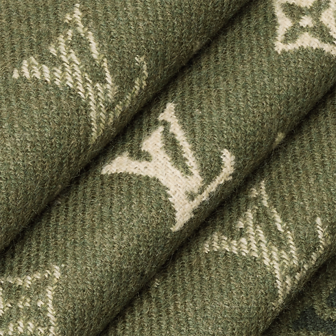 Monogram Surplus Scarf detail view