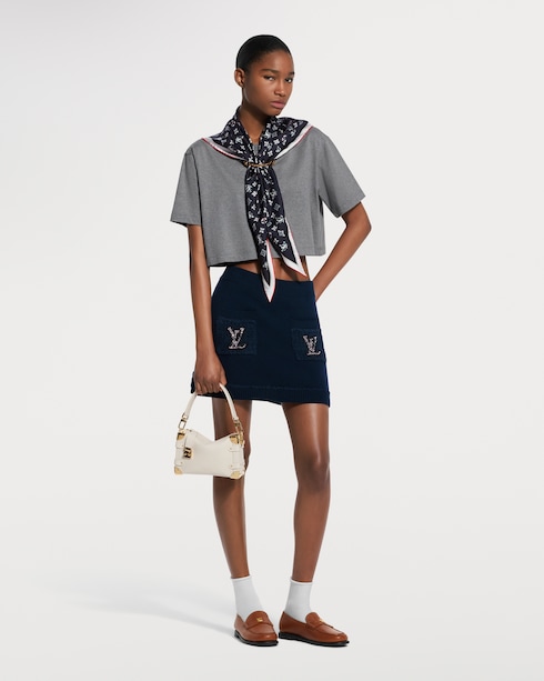 Nautical Scarf Crop Top in Wanita's Pakaian Atasan collections by Louis Vuitton