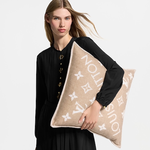 Neo Monogram Cushion S00 in Women's Accessories Home Textile collections by Louis Vuitton (Product zoom)