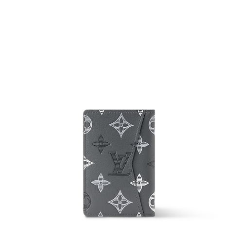 Pocket Organizer Monogram Shadow in Men's Wallets and Small Leather Goods All Wallets and Small Leather Goods collections by Louis Vuitton (Product zoom)