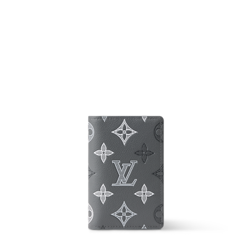 Pocket Organizer Monogram Shadow in Men's Wallets and Small Leather Goods All Wallets and Small Leather Goods collections by Louis Vuitton (Product zoom)
