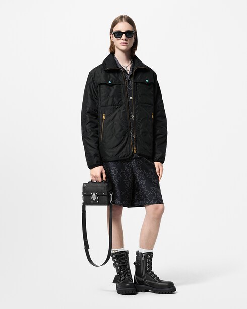 Printed Silk Shorts in Men's Discontinued Product Obs 15 collections by Louis Vuitton