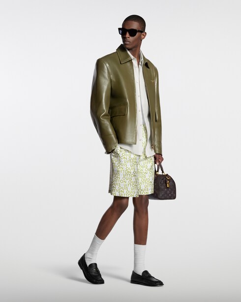 Printed Silk Shorts in New's For Men The Latest collections by Louis Vuitton