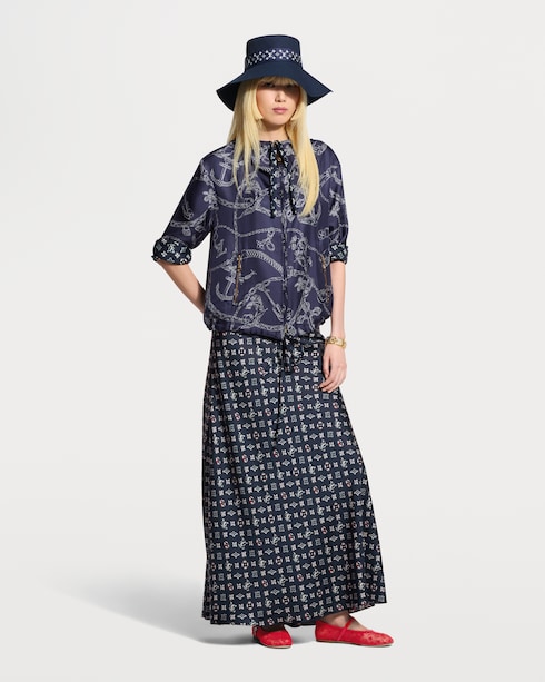 Reversible Hooded Nautical Jacket in Women's Ready-to-Wear Coats and Jackets collections by Louis Vuitton