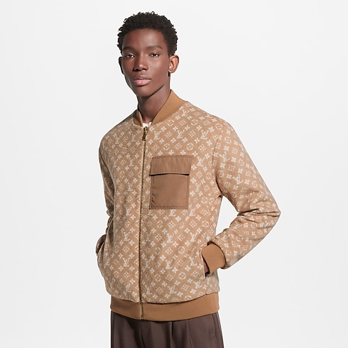 Reversible Monogram Fleece Bomber in Men's Ready-to-Wear All Ready-to-Wear collections by Louis Vuitton (Product zoom)