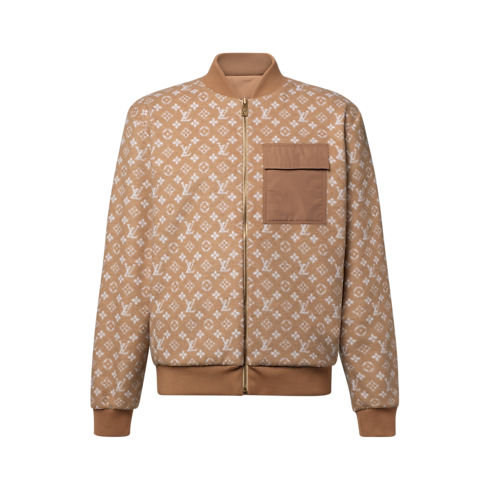 Reversible Monogram Fleece Bomber in Men's Ready-to-Wear All Ready-to-Wear collections by Louis Vuitton (Product zoom)