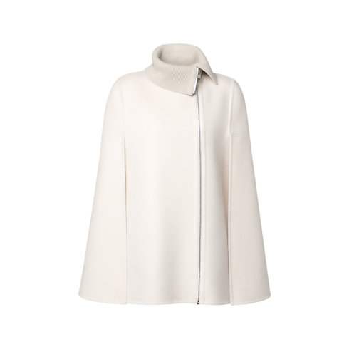 Ribbed Collar Double Face Cape in Women's Ready-to-Wear Coats and Jackets collections by Louis Vuitton (Product zoom)