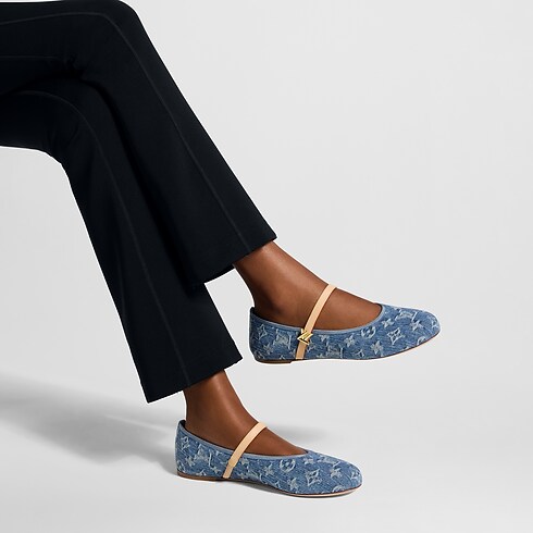 Romy Flat Ballerina in Women's Shoes Loafers and Ballerinas collections by Louis Vuitton (Product zoom)