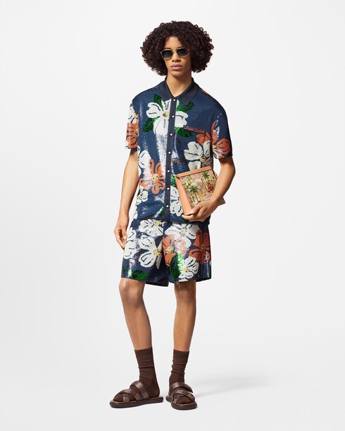 Sequin-Embroidered Shorts in Men's Discontinued Product Obs 15 collections by Louis Vuitton