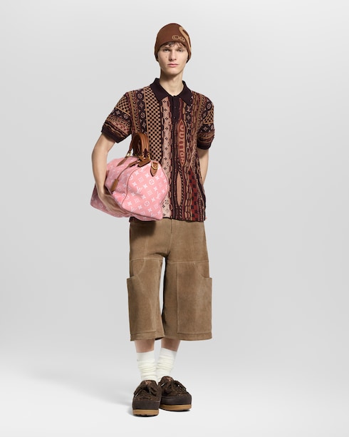Short-Sleeved Polo Shirt in New's For Men Fall-Winter 2025 Show collections by Louis Vuitton