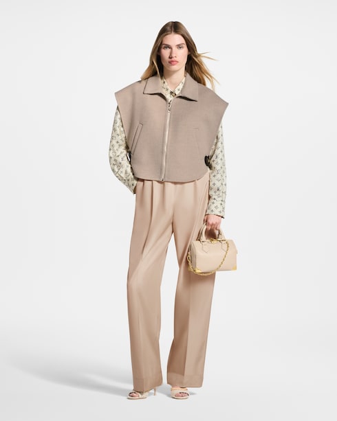 Side Tab Sleeveless Jacket in Women's Ready to Wear Coats and Jackets collections by Louis Vuitton