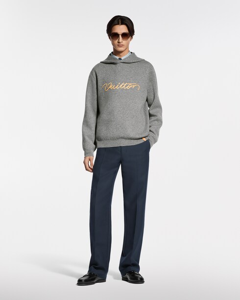 Signature Double Face Cashmere Hoodie in New's For Men LV Trunk Edition collections by Louis Vuitton