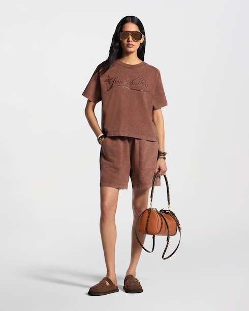Signature Print Overdyed T-Shirt in Women's Ready-to-Wear Tops collections by Louis Vuitton