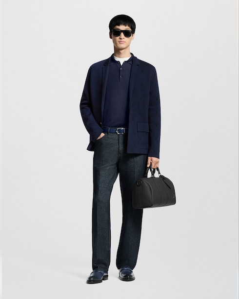 Signature Silk-Blend Short-Sleeved Polo Shirt in Terbaru's Koleksi untuk Pria New Formal collections by Louis Vuitton
