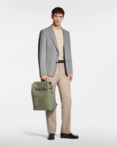 Silk-Blend Single-Breasted Gaston Jacket in Terbaru's Koleksi untuk Pria LV Trunk Edition collections by Louis Vuitton