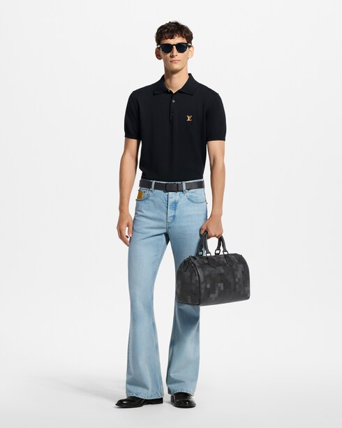 Slender Monogram Midnight 35mm Reversible Belt G72 in Men's Accessories Belts collections by Louis Vuitton