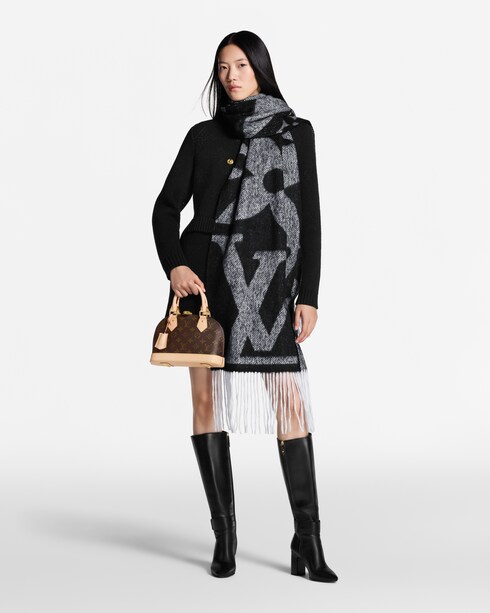 Snowy Kaleidoscope Scarf . in Women's Accessories Scarves for Women collections by Louis Vuitton