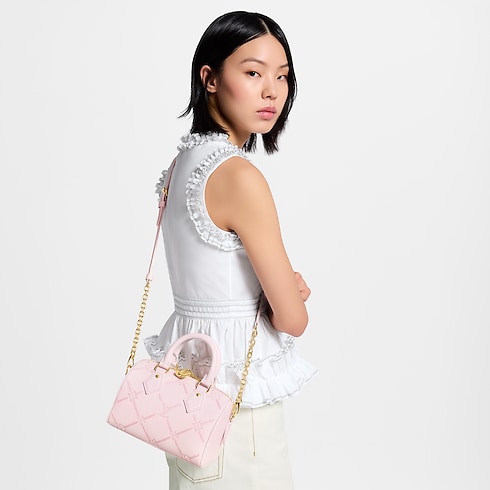 Speedy Bandouliere 20 Monogram Empreinte in Bags and Small Leather Goods's Women Bags LV Icons collections by Louis Vuitton (Product zoom)