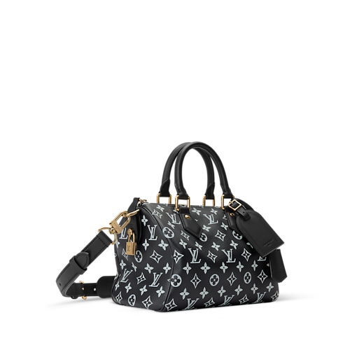 Speedy P9 Bandoulière 25 H40 in Bags and Small Leather Goods's Speedy P9 } collections by Louis Vuitton (Product zoom)