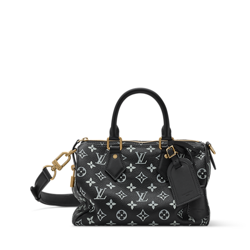 Speedy P9 Bandoulière 25 H40 in Bags and Small Leather Goods's Speedy P9 } collections by Louis Vuitton (Product zoom)