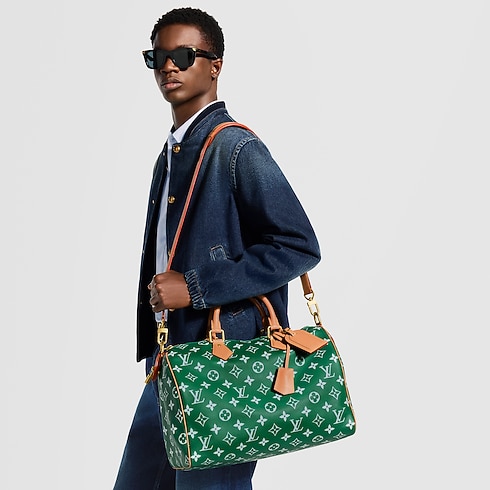 Speedy P9 Bandoulière 40 H40 in Les Extraordinaires's Leather Goods and Travel Speedy P9 collections by Louis Vuitton (Product zoom)