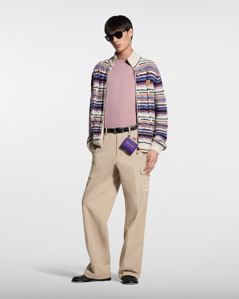 Striped Cable-Knit Track Top in Terbaru's Koleksi untuk Pria Koleksi Terbaru collections by Louis Vuitton