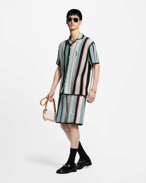 Striped Crochet Shorts in Men's Ready-to-Wear All Ready-to-Wear collections by Louis Vuitton