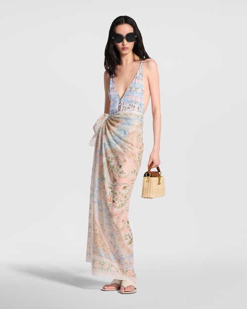 Summer Garden Square 90 . in Women's Accessories Silk Squares and Bandeaus collections by Louis Vuitton