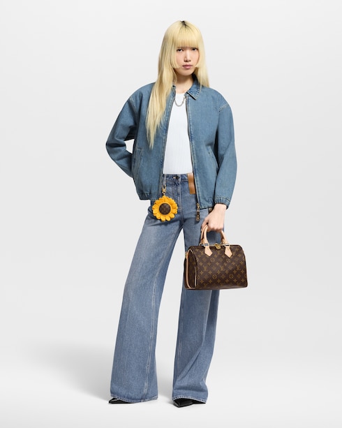 Sunflower Crochet Bag Charm . in Women's Accessories Key Holders and Bag Charms collections by Louis Vuitton