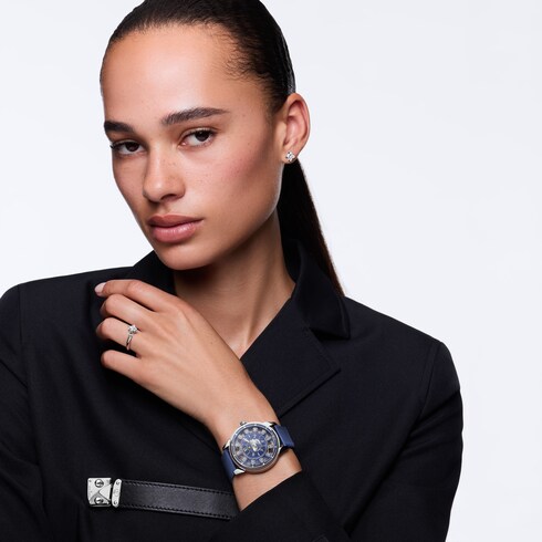 Tambour Spin Time Air Antipode, Automatic, 42.5mm, White gold in Watches's All Watches } collections by Louis Vuitton