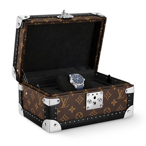 Tambour Spin Time, Automatic, 39.5mm, White gold in Watches's All Watches } collections by Louis Vuitton (Product zoom)