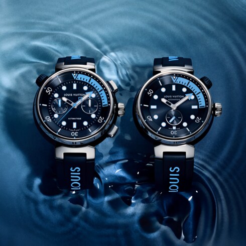 Tambour Street Diver, Automatic, 44mm, Steel in Watches's All Watches } collections by Louis Vuitton