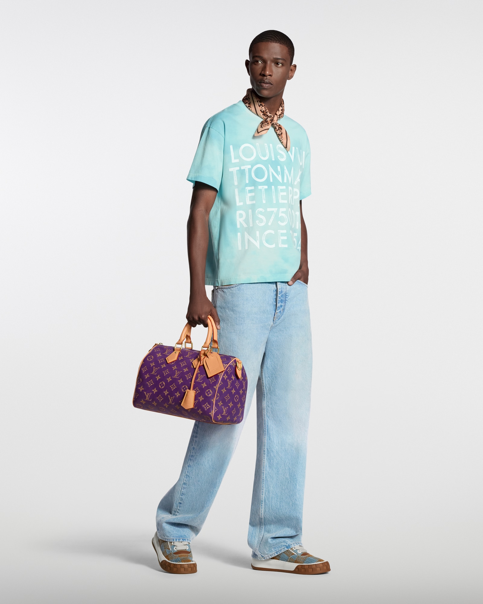 Tie-Dye Printed T-Shirt - For Men | LOUIS VUITTON