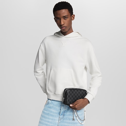 Toilet Pouch PM Damier Graphite in Men's Travel Travel Accessories collections by Louis Vuitton (Product zoom)