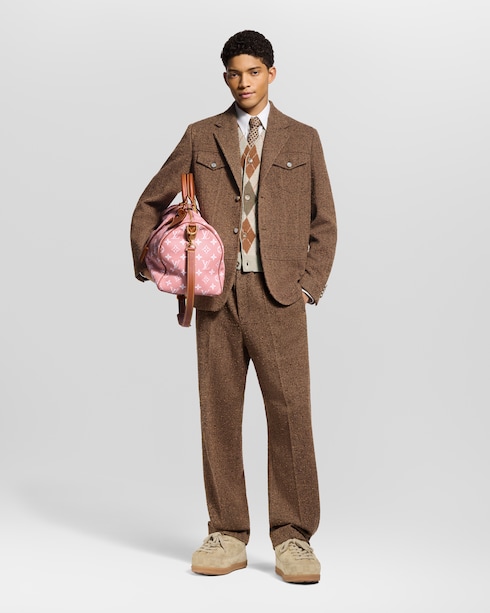 Tweed Drawstring Pants in New's For Men Fall-Winter 2025 Show collections by Louis Vuitton
