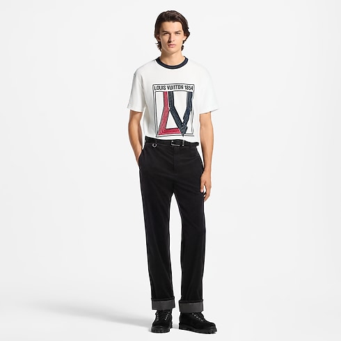 Velvet Graphic Short-Sleeved T-Shirt in Men's Ready-to-Wear All Ready-to-Wear collections by Louis Vuitton (Product zoom)