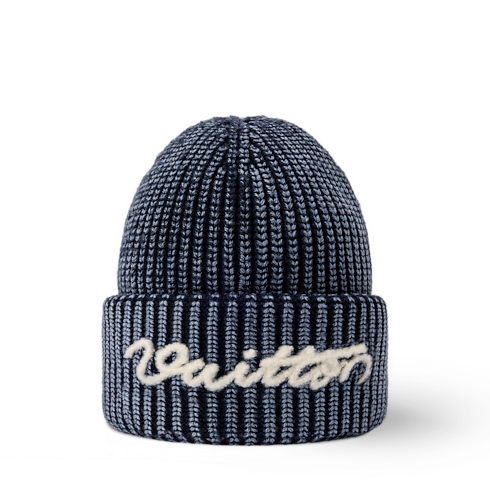 Washed Signature Beanie S00 in Men's Accessories Hats, Beanies and Gloves collections by Louis Vuitton (Product zoom)