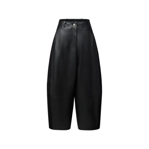 Wool Insert Leather Balloon Pants in Women's Ready-to-Wear Pants and Shorts collections by Louis Vuitton (Product zoom)