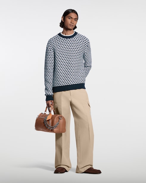 Wool Long-Sleeved Pullover in New's For Men Spring-Summer 2026 Show collections by Louis Vuitton