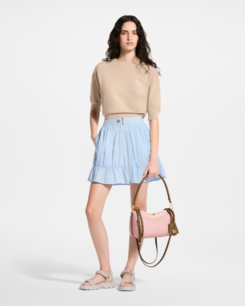 Zipper Front Ruffle Mini Skirt in Women's Ready-to-Wear Skirts and Shorts collections by Louis Vuitton